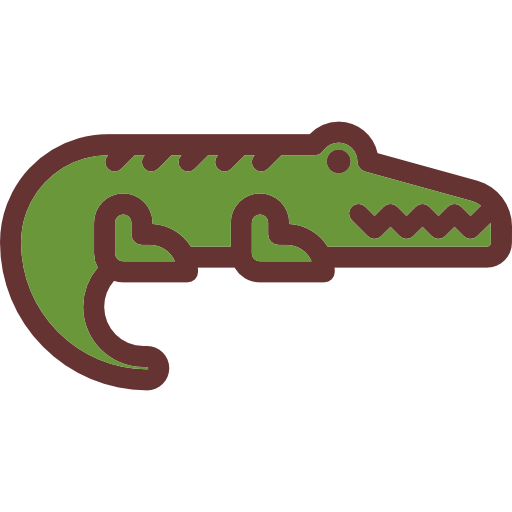 512x512 Crocodile