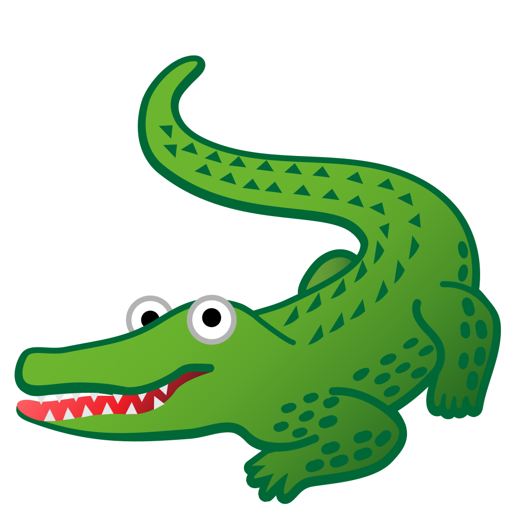 1024x1024 Crocodile Icon Noto Emoji Animals Nature Iconset Google