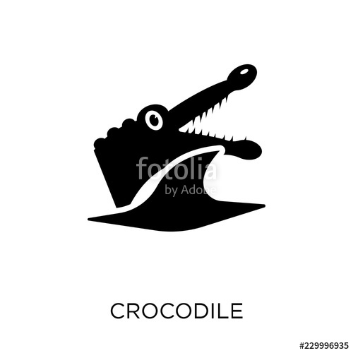500x500 Crocodile Icon Crocodile Symbol Design From Animals Collection