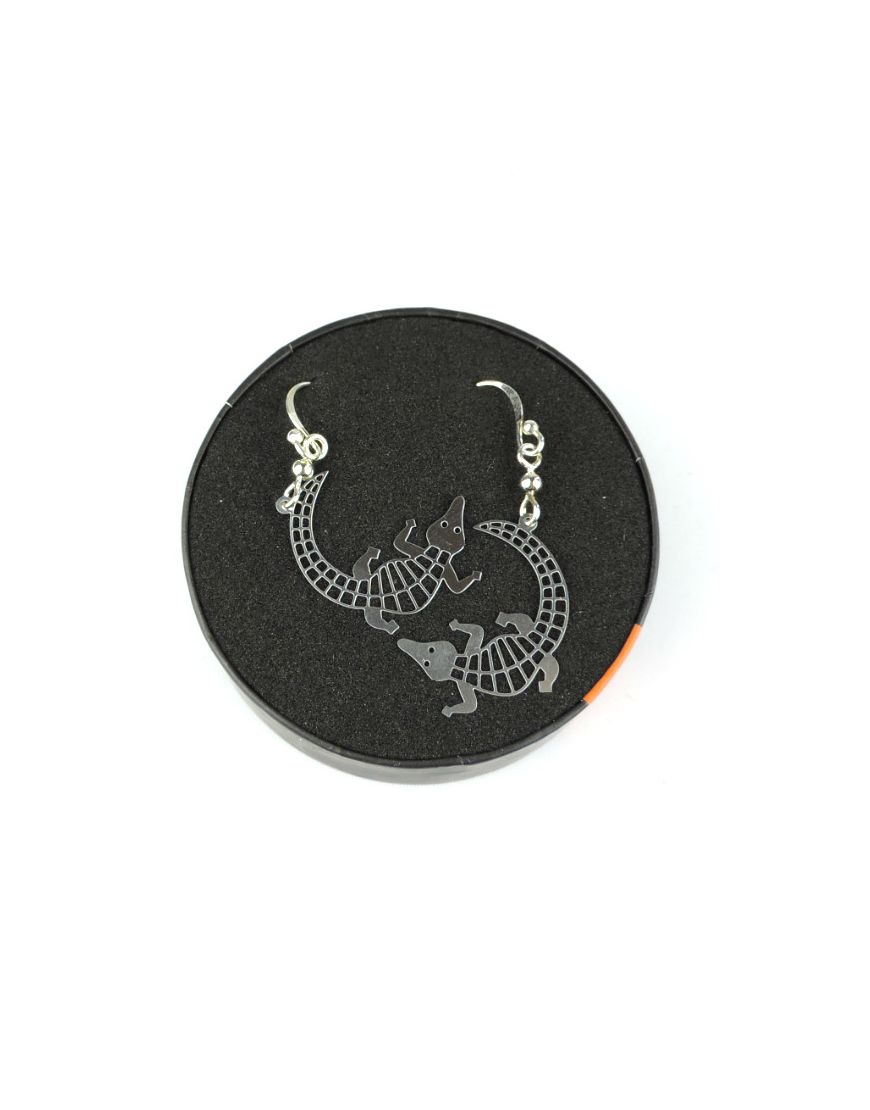 870x1110 Earrings Crocodile Icon