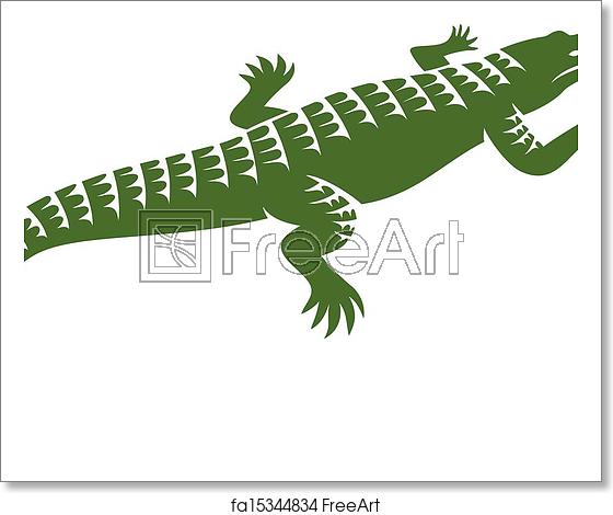 560x470 Free Art Print Of Crocodile Design Crocodile Design