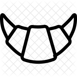 256x256 Croissant Icon Of Line Style