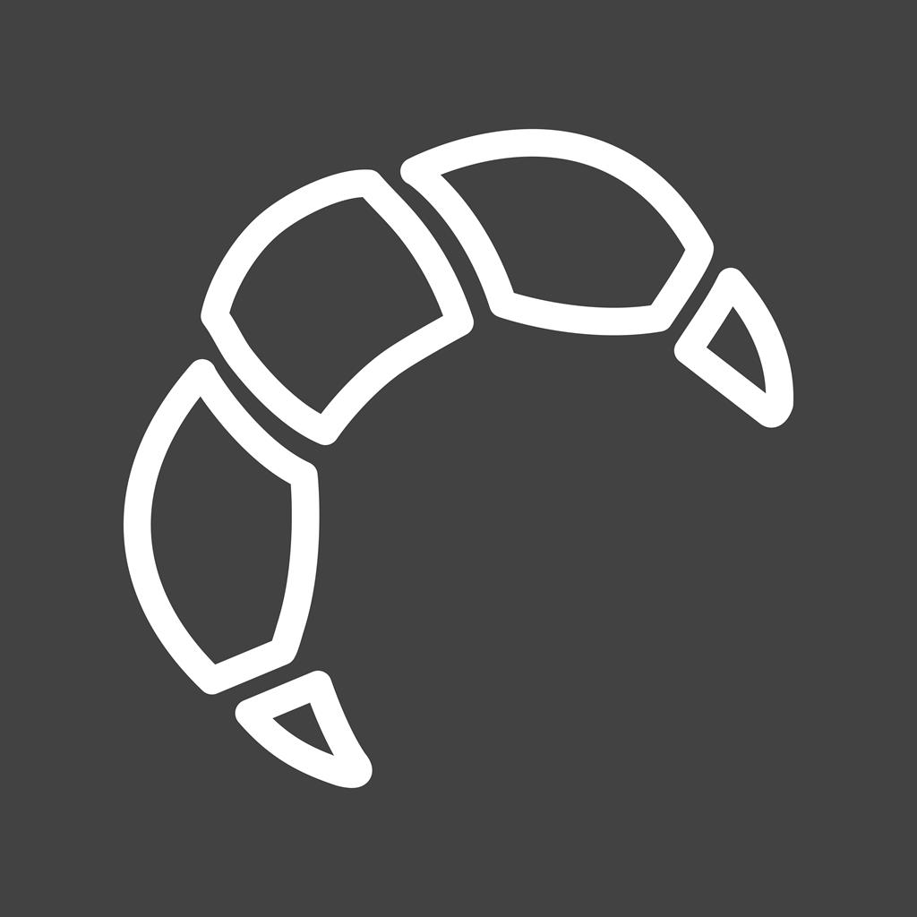 1024x1024 Croissant Line Inverted Icon
