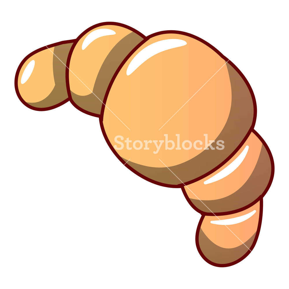 1000x1000 Croissant Icon Cartoon Illustration Of Croissant Vector Icon