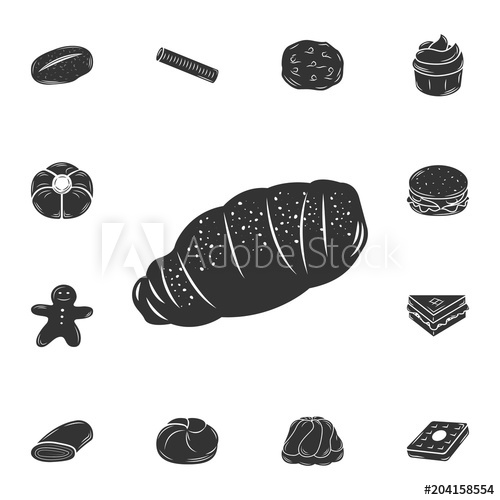 500x500 Croissant Icon Simple Element Illustration Croissant Symbol