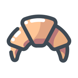 256x256 French Croissant Icon
