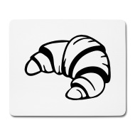 190x190 Croissant Icon Food Symbol Mouse Pad Spreadshirt