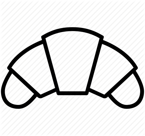512x477 Bread, Croissant Icon