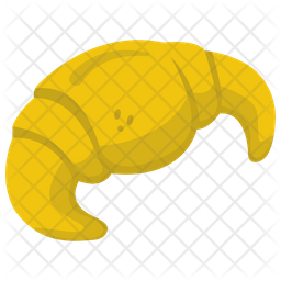 256x256 Breakfast Croissant Icon Of Isometric Style