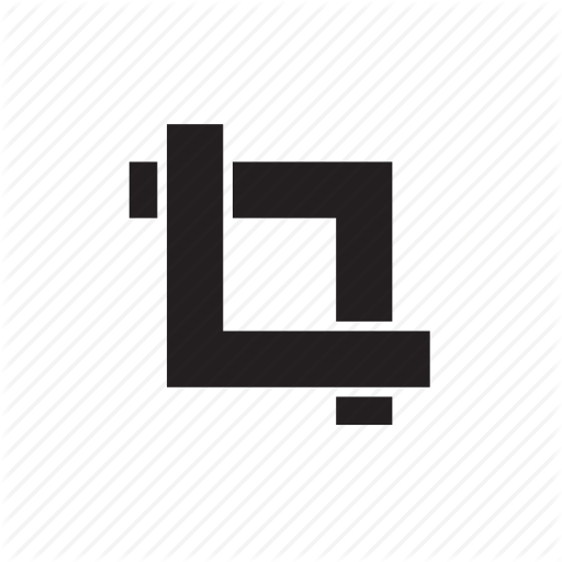 512x512 Crop, Tool Icon