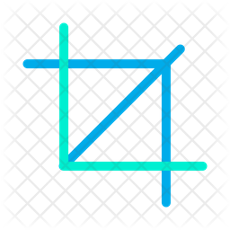 256x256 Crop Icon Of Line Style
