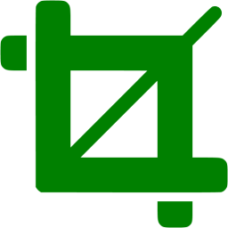 256x256 Green Crop Icon