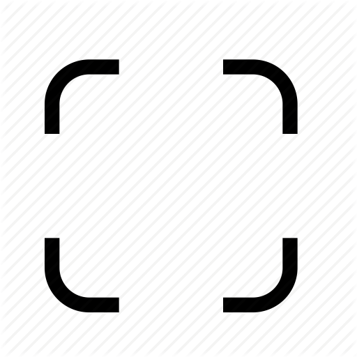 512x512 Crop, Frame Icon