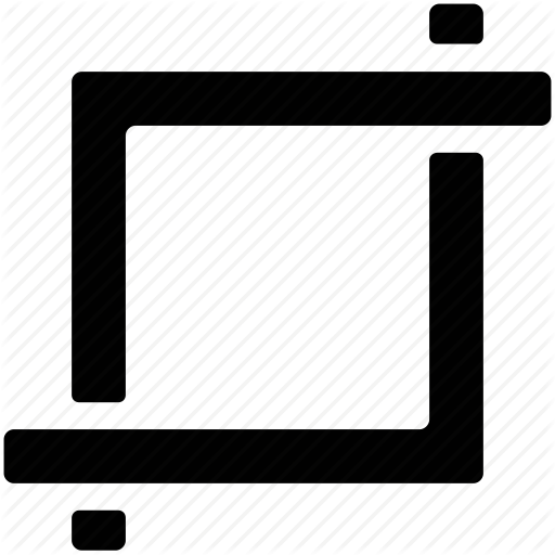 512x512 Crop Tool, Cropping Tool, Cutting Tool, Edge Tool Icon