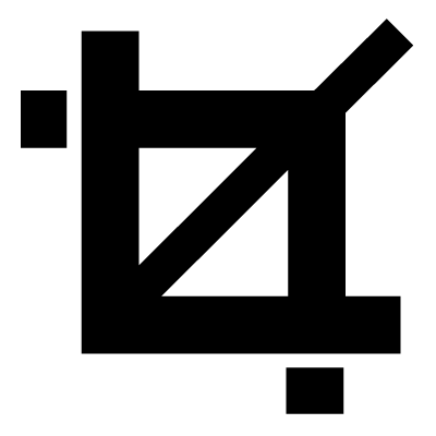 400x400 Crop Tool Icon