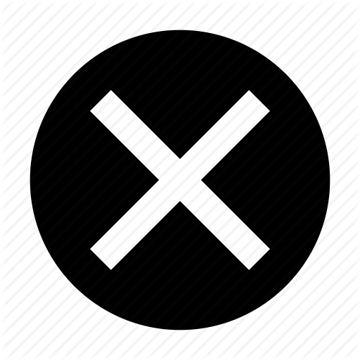 512x512 Cancel, Close Button, Cross, Delete Symbol, X Mark Icon