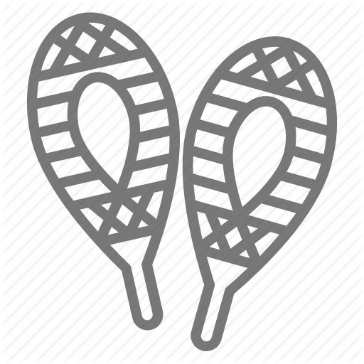 512x512 Cross Country, Lattice, Shoes, Snow, Walk, Winter Icon