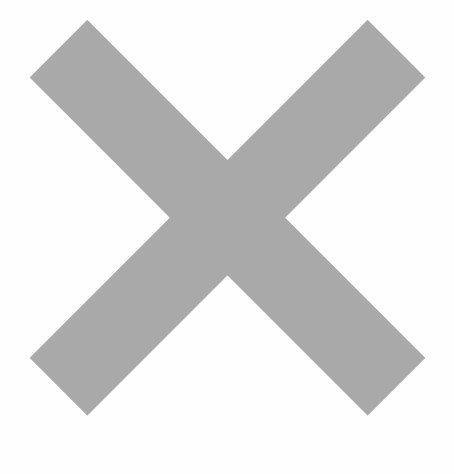 920x960 Grey Close X