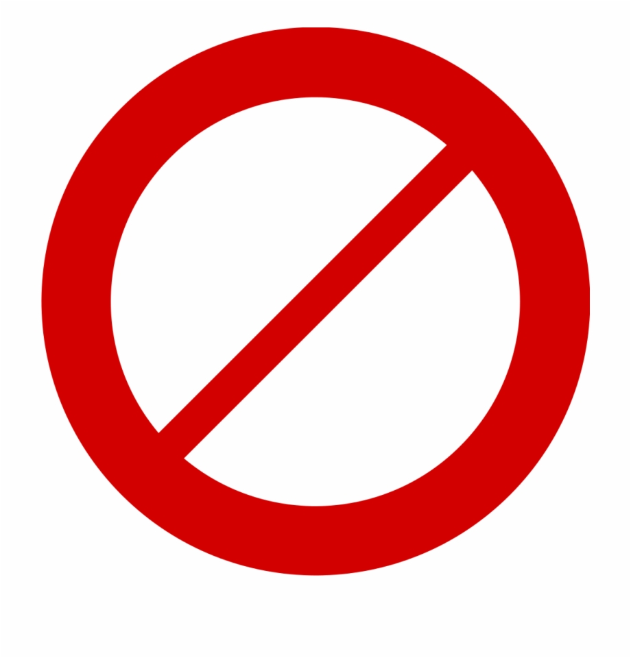920x960 Red Circle Cross Out Png