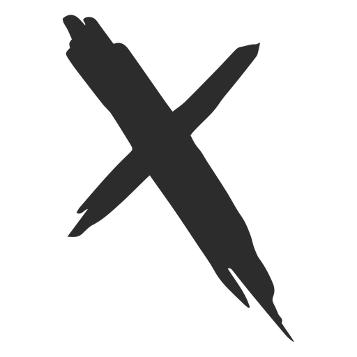 512x512 X Cross Doodle Icon