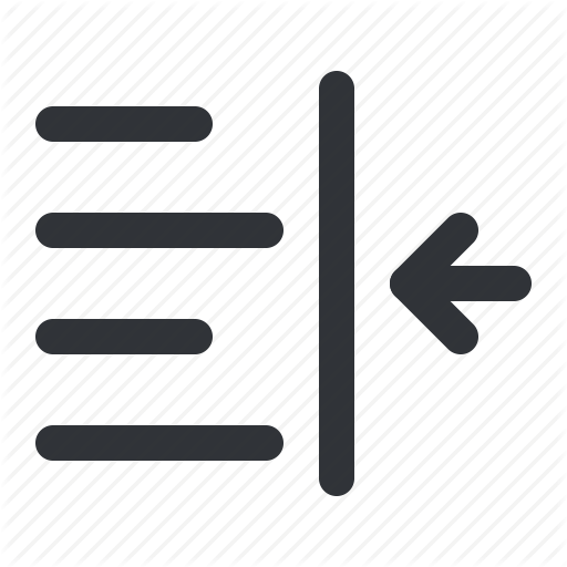 512x512 Format, Increase, Margin, Right, Text Icon