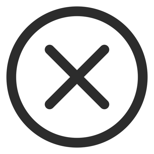 512x512 Cross Check Mark Stroke Icon