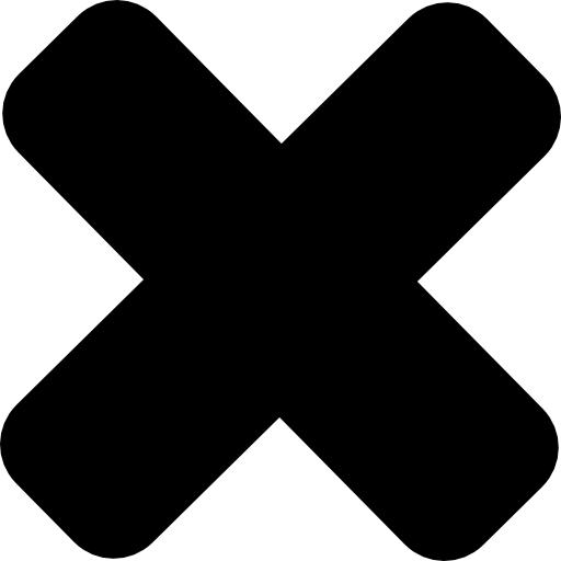 512x512 Cross Mark Bold Shadow Icons Free Download