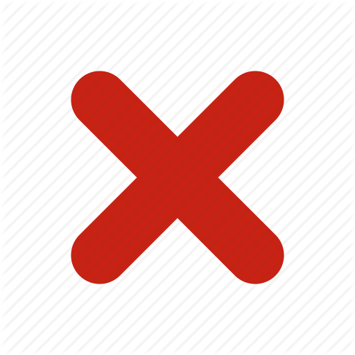 512x512 Blocking, Cross, Mark, Menu, No, Shape, Wrong Icon