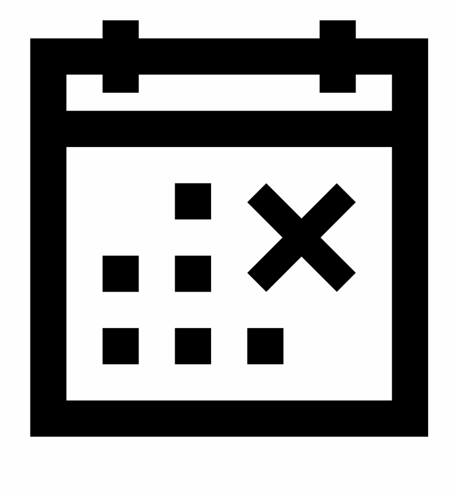 Crossed Out Date Icon 920x1001 Crossed Out Date Icon