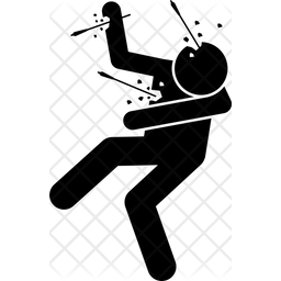 256x256 Crossbow Arrow Icon Of Glyph Style