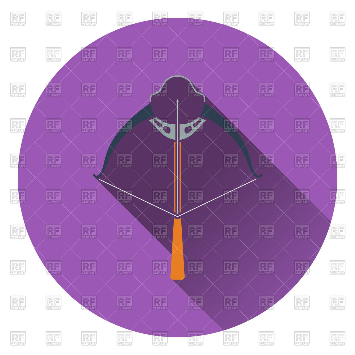 1200x1200 Icon Of Crossbow Vector Image Of Signs, Symbols, Maps Angelp