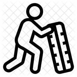 256x256 Crossfit Icon Of Line Style