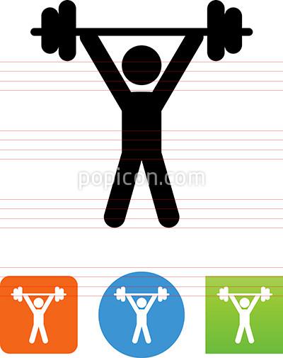 400x505 Weight Training Icon