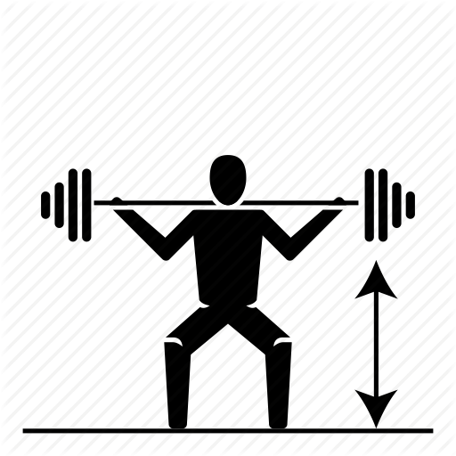 512x512 Bodybuilding, Crossfit, Fitness, Legs, Power, Squat Icon