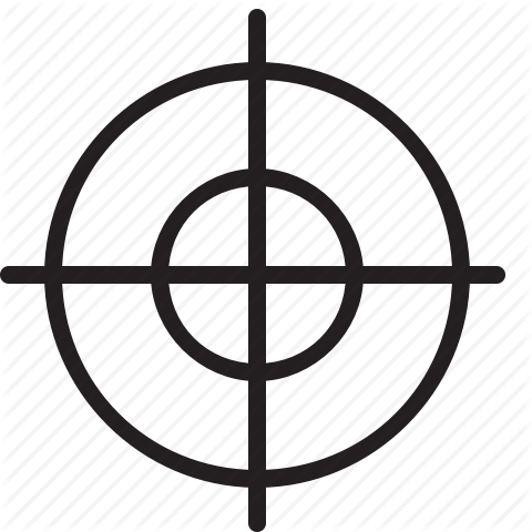 480x480 Aim, Crosshair, Goal, Line, Target Icon