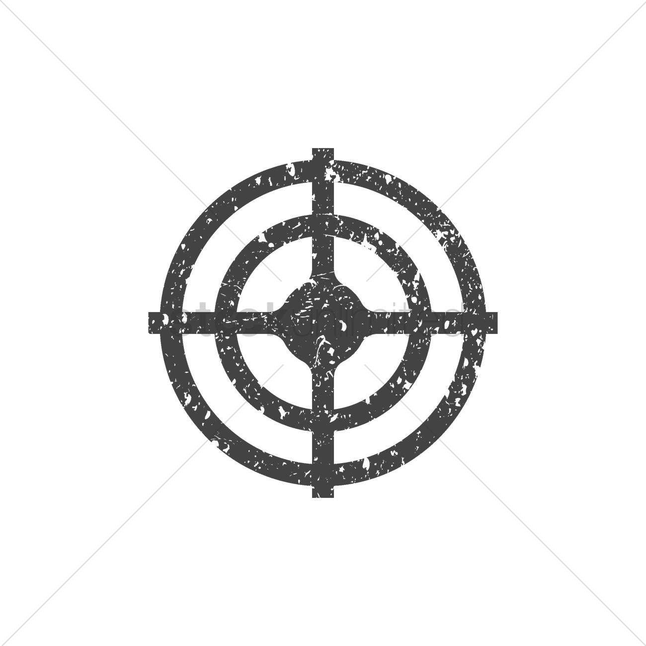 1300x1300 Crosshair Icon Vector Image