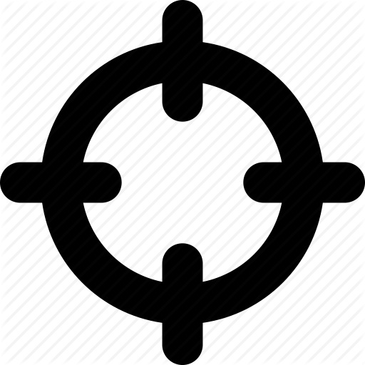 512x512 Crosshairs Icon