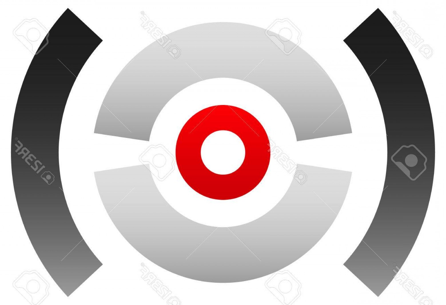 1560x1066 Photostock Vector Crosshair Icon Target Symbol Pinpoint Bullseye