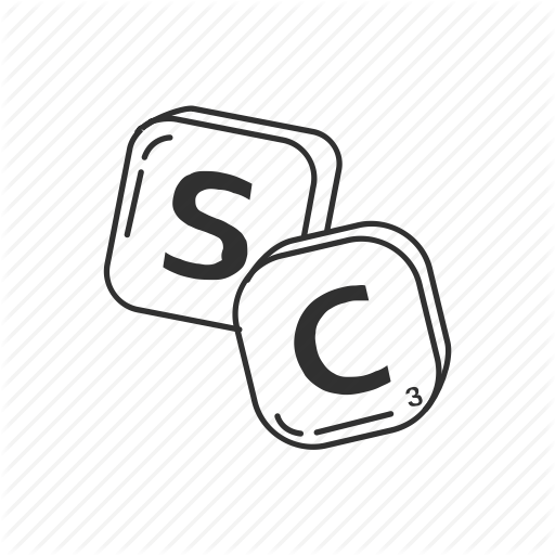 512x512 Board Game, Crossword, Game Piece, Letters, Scrabble, Spell, Word Icon