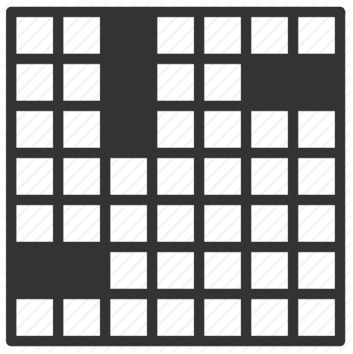 511x512 Crossword, Entertainment, Game, Pastime, Play, Puzzle Icon