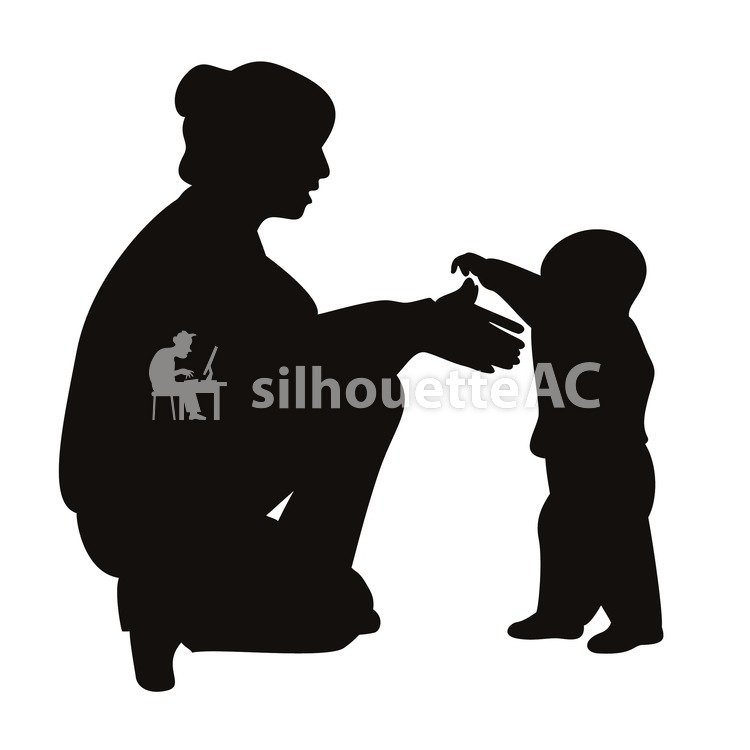 750x750 Free Silhouette Vector Mom Crouch Icon