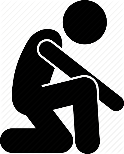 413x512 Crouch, Man, One Knee, Pose, Posture, Squat, Squatting Icon