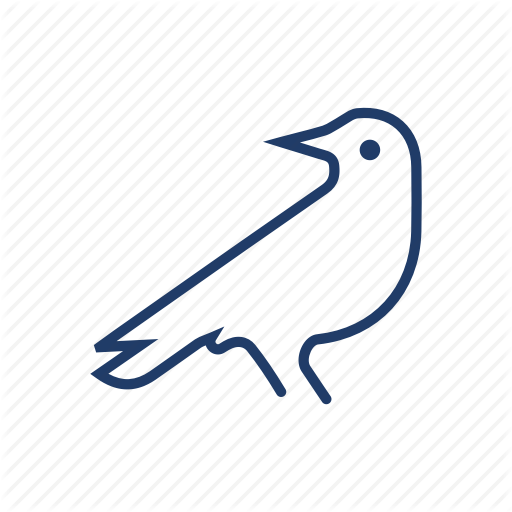 512x512 Bird, Crow, Fly, Sparrow Icon