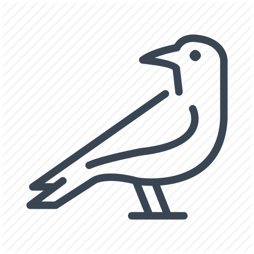 512x512 Animal, Bird, Crow Icon