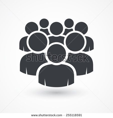 450x470 Illustration Of Crowd Of People