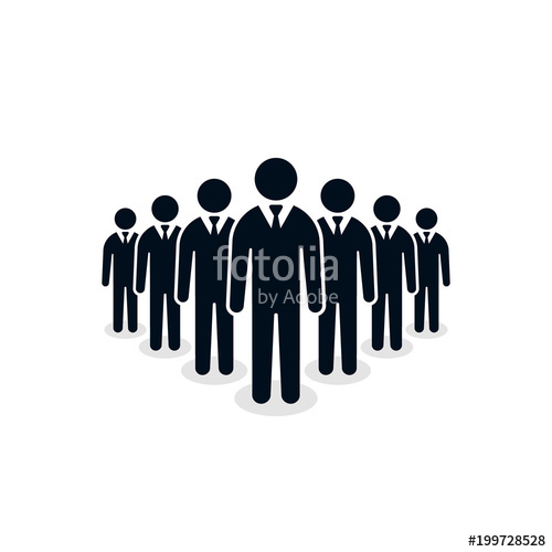 Crowd Of Businessmen People Icon Five Man Vector Isolated Flat 500x500 Crowd Of Businessmen People Icon Five Man Vector Isolated Flat