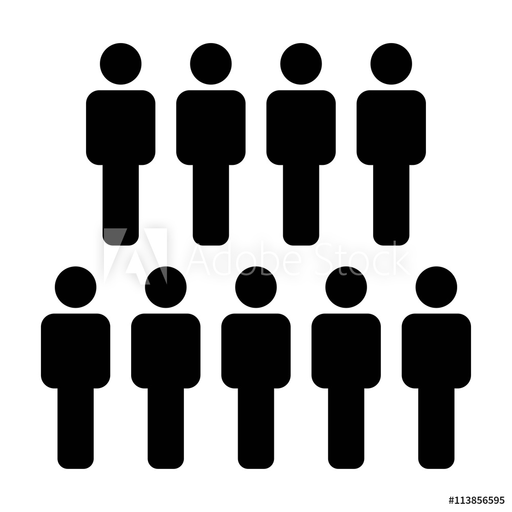 Fotografie, Obraz People Icon 1000x1000 Fotografie, Obraz People Icon