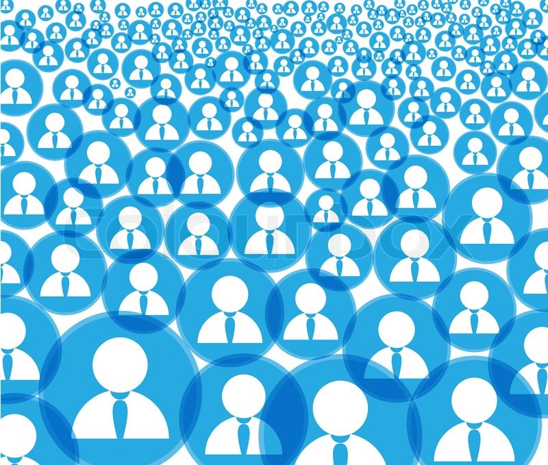 Abstract Crowd Of Social Media Account Stock Vector Colourbox 800x679 Abstract Crowd Of Social Media Account Stock Vector Colourbox