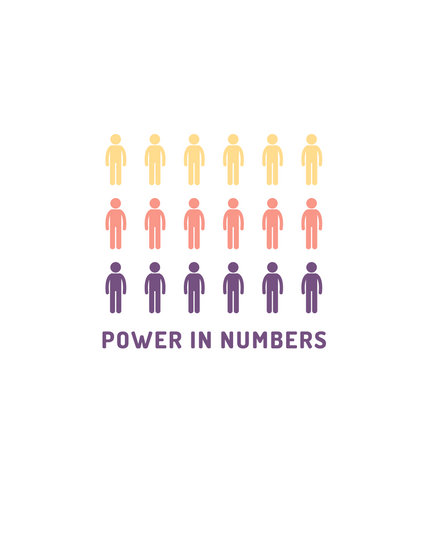 Colorful Human Icon Crowdsourcing Fundraising T Shirt 428x550 Colorful Human Icon Crowdsourcing Fundraising T Shirt