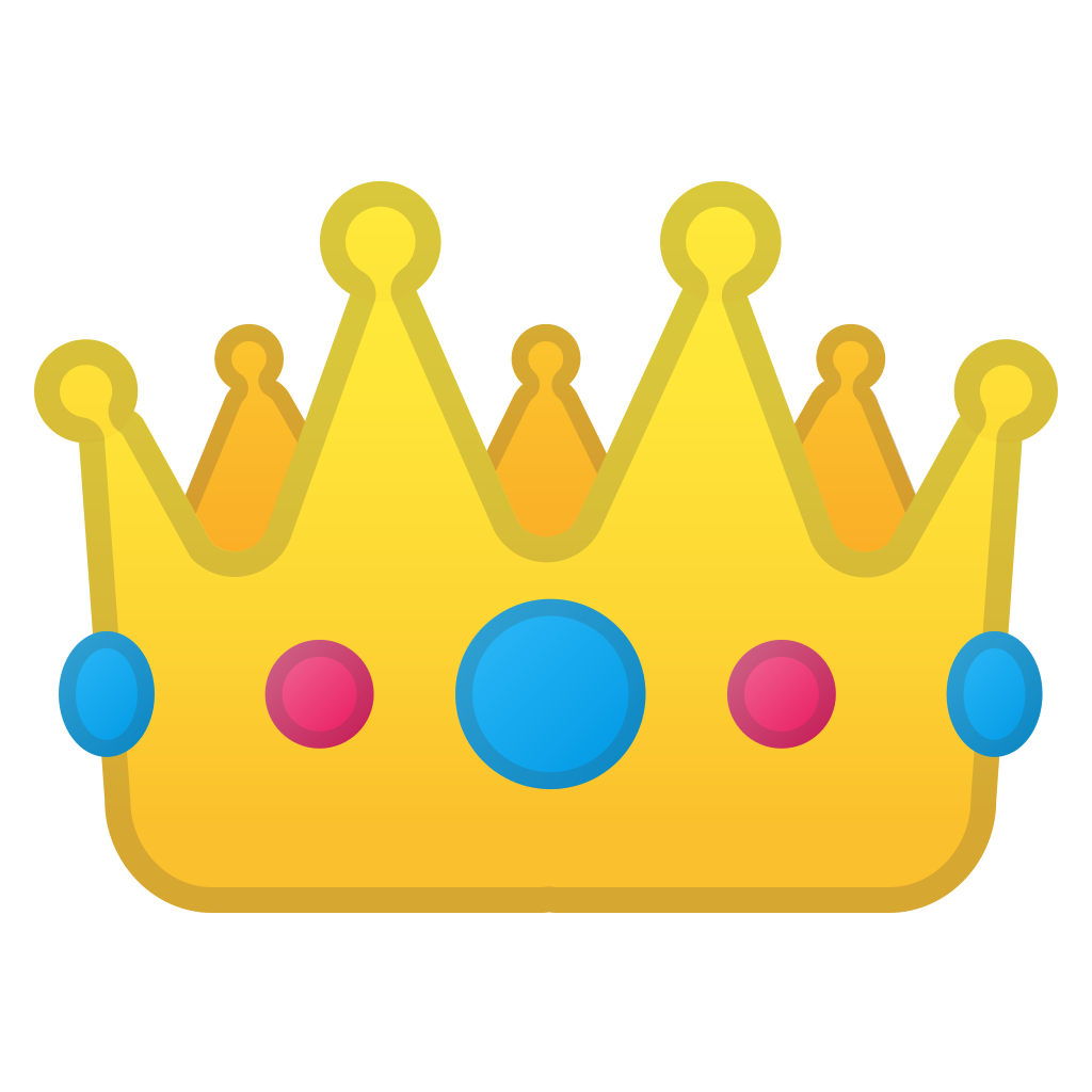1024x1024 Crown Icon Noto Emoji Clothing Objects Iconset Google